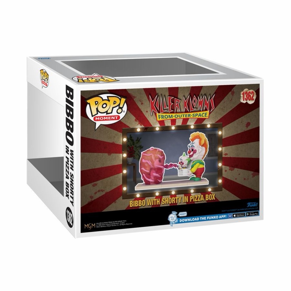 Killer Klowns from Outer Space Bibbo with Shorty in Pizza Box Pop! Moment figure